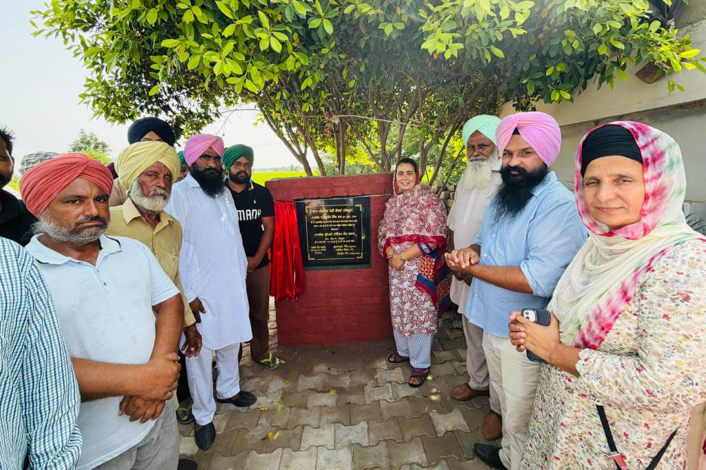 ਵਿਧਾਇਕ ਭਰਾਜ ਨੇ ਰੰਗਲਾ ਪੰਜਾਬ ਸਕੀਮ ਤਹਿਤ ਤਿੰਨ ਪਿੰਡਾਂ ਚ 55 ਲੱਖ ਰੁਪਏ ਦੇ ਵਿਕਾਸ ਕਾਰਜ ਕਰਵਾਏ ਸ਼ੁਰੂ